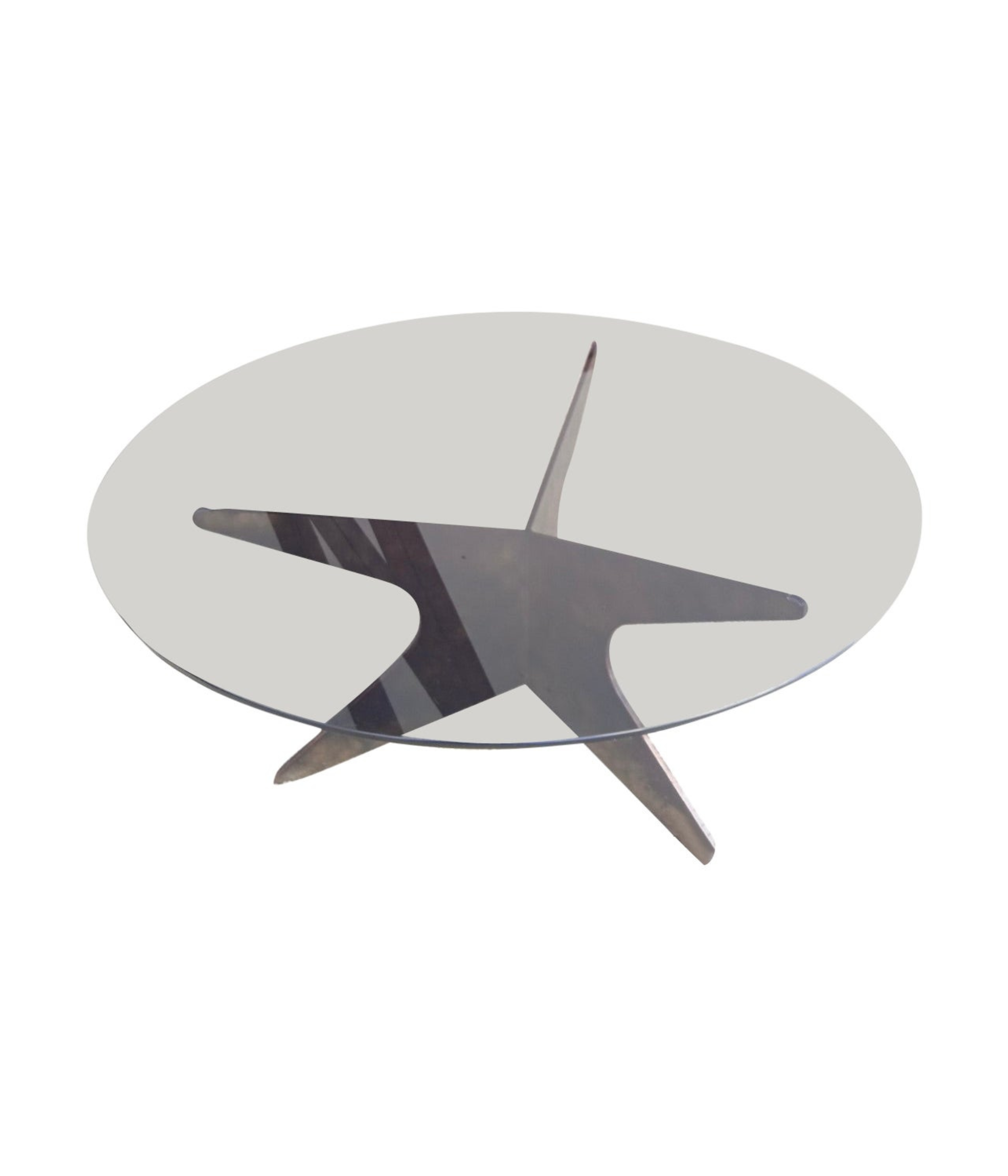 1960s_Clouded_patinated_Iron_Coffee_Table