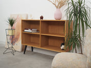 1970s_Danish_Ash_Bookcase_Adjustable_Shelves_Black