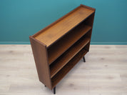 1970s_Danish_Oak_Bookcase_Fixed_Shelves_Cable_Hole_Black