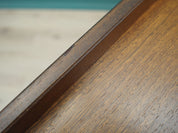 1970s_Danish_Oak_Bookcase_Fixed_Shelves_Cable_Hole_Black