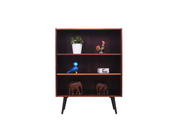 1970s_Danish_Rosewood_Bookcase_Adjustable_Shelf_Black
