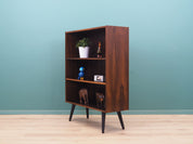 1970s_Danish_Rosewood_Bookcase_Adjustable_Shelf_Black