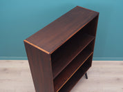 1970s_Danish_Rosewood_Bookcase_Adjustable_Shelf_Black