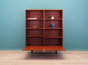 1970s_Danish_Teak_Bookcase_Adjustable_Shelves_Bar_Section_Cable_Openings