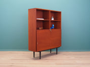 1970s_Danish_Teak_Bookcase_Adjustable_Shelves_Bar_Section_Cable_Openings