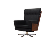 1970s_Scandinavian_Modern_Office_Leather_Armchair_Demark.