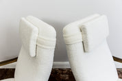 Set of 2 GFM-64 high back armchairs by Edmund Homa, GFM, Poland, 1960’S