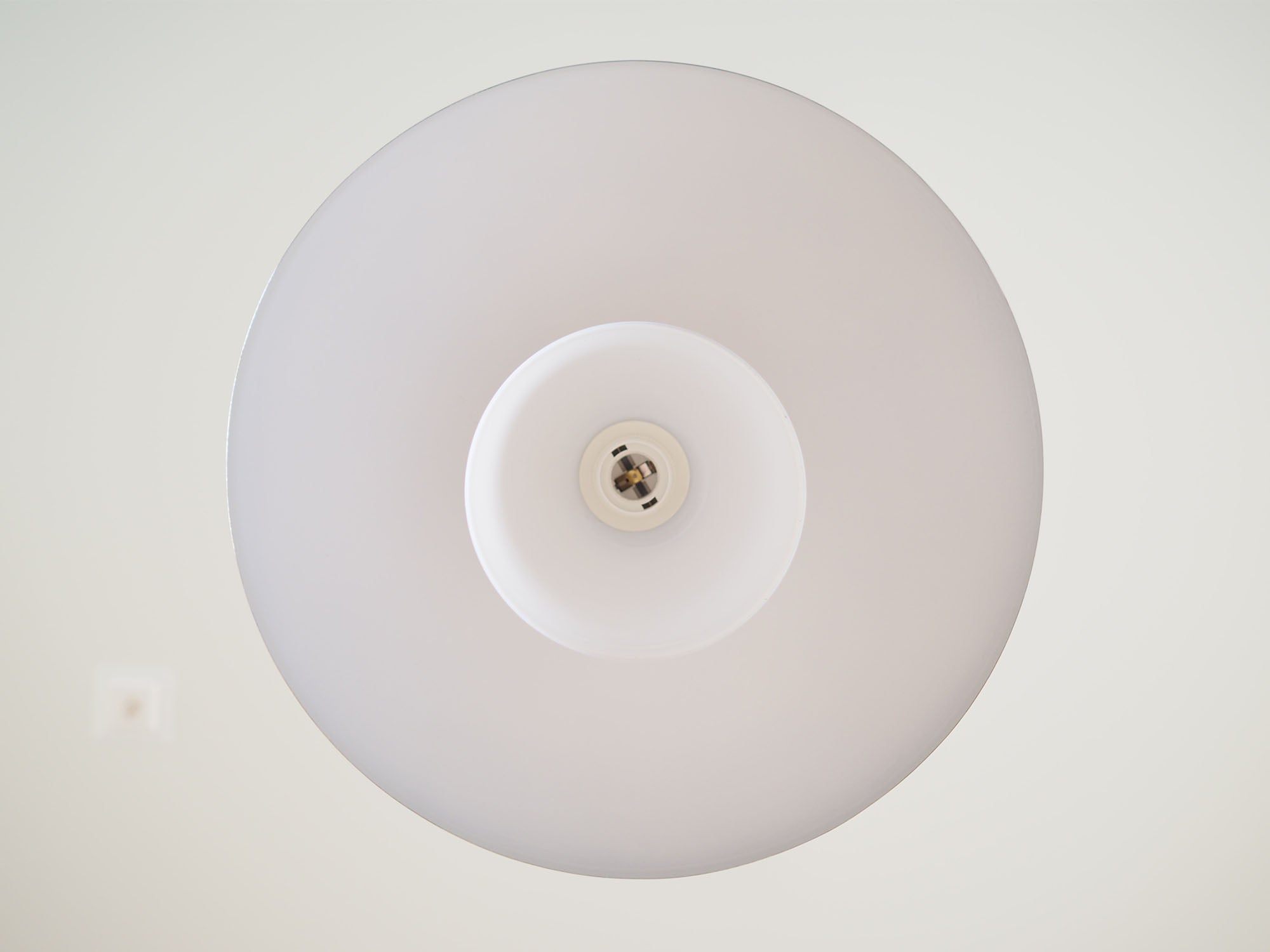 Danish Pendant lamp in Chrome Silver, 1980s.