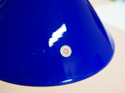 Blue Danish Pendant Lamp, 1970s