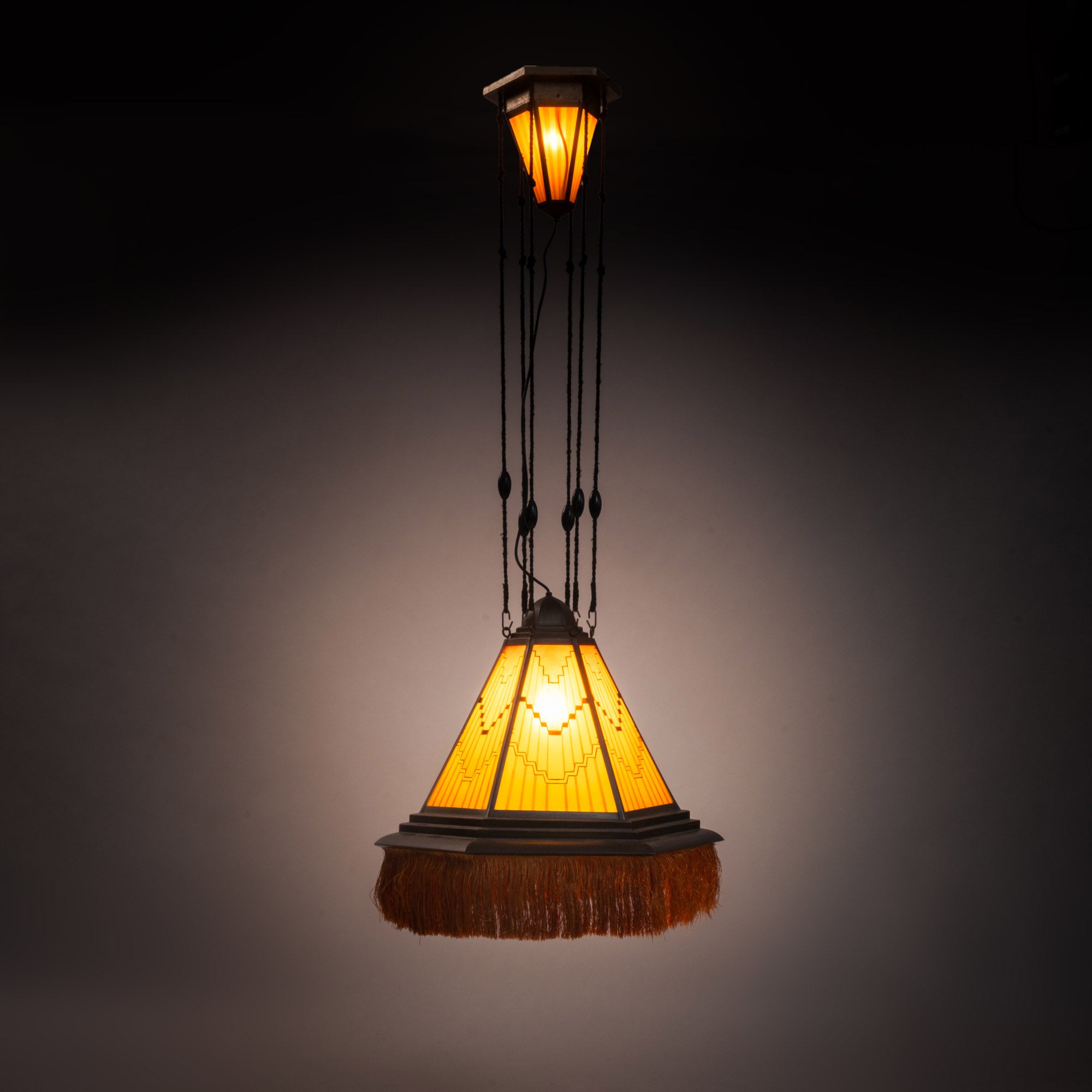 Art_Deco_Amsterdam_school_painted_glass_chandelier,_The_Netherlands,_1930s
