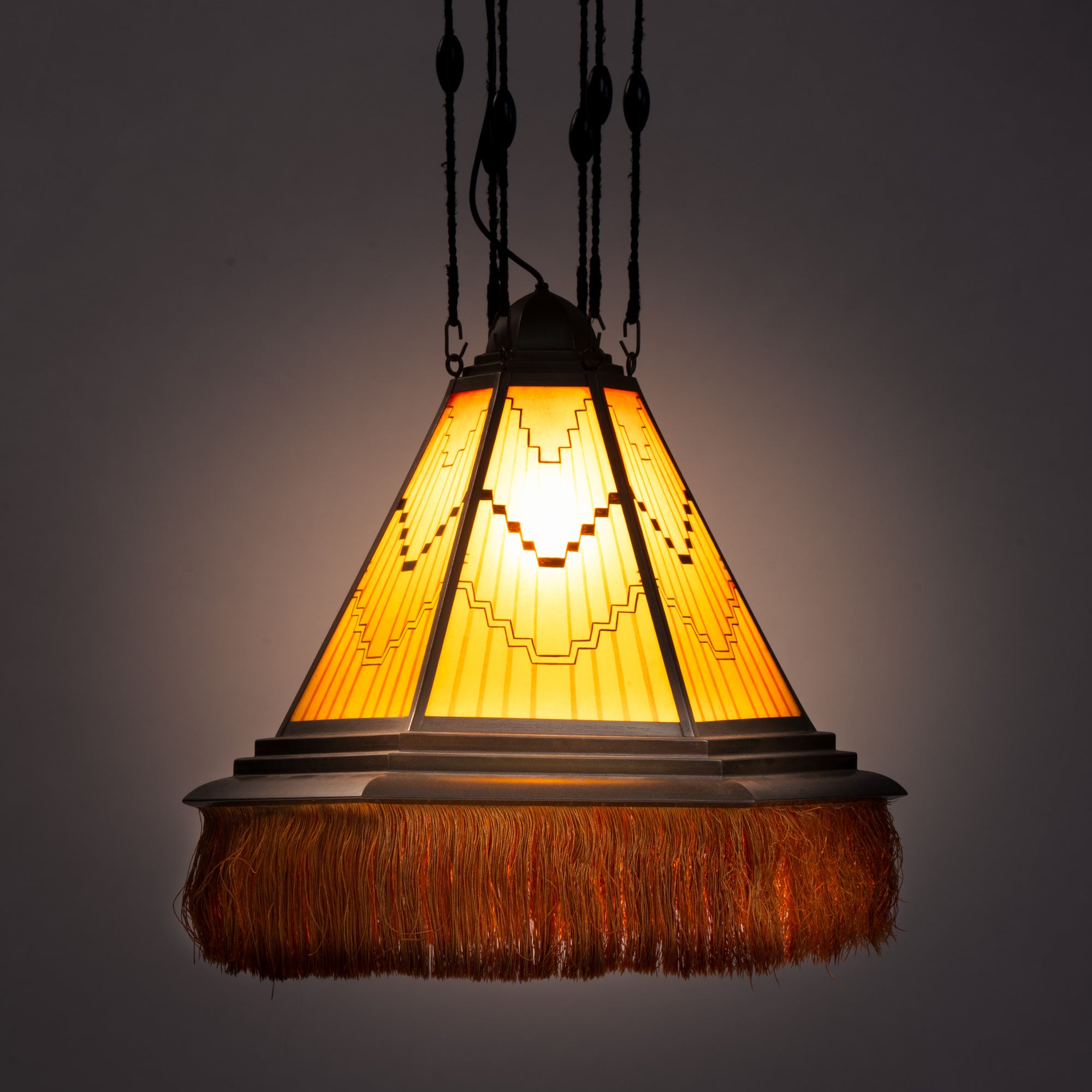 Art_Deco_Amsterdam_school_painted_glass_chandelier,_The_Netherlands,_1930s