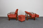 Art_Deco_Black_Walnut_and_Veneered_Armchairs_Ottoman_1930s