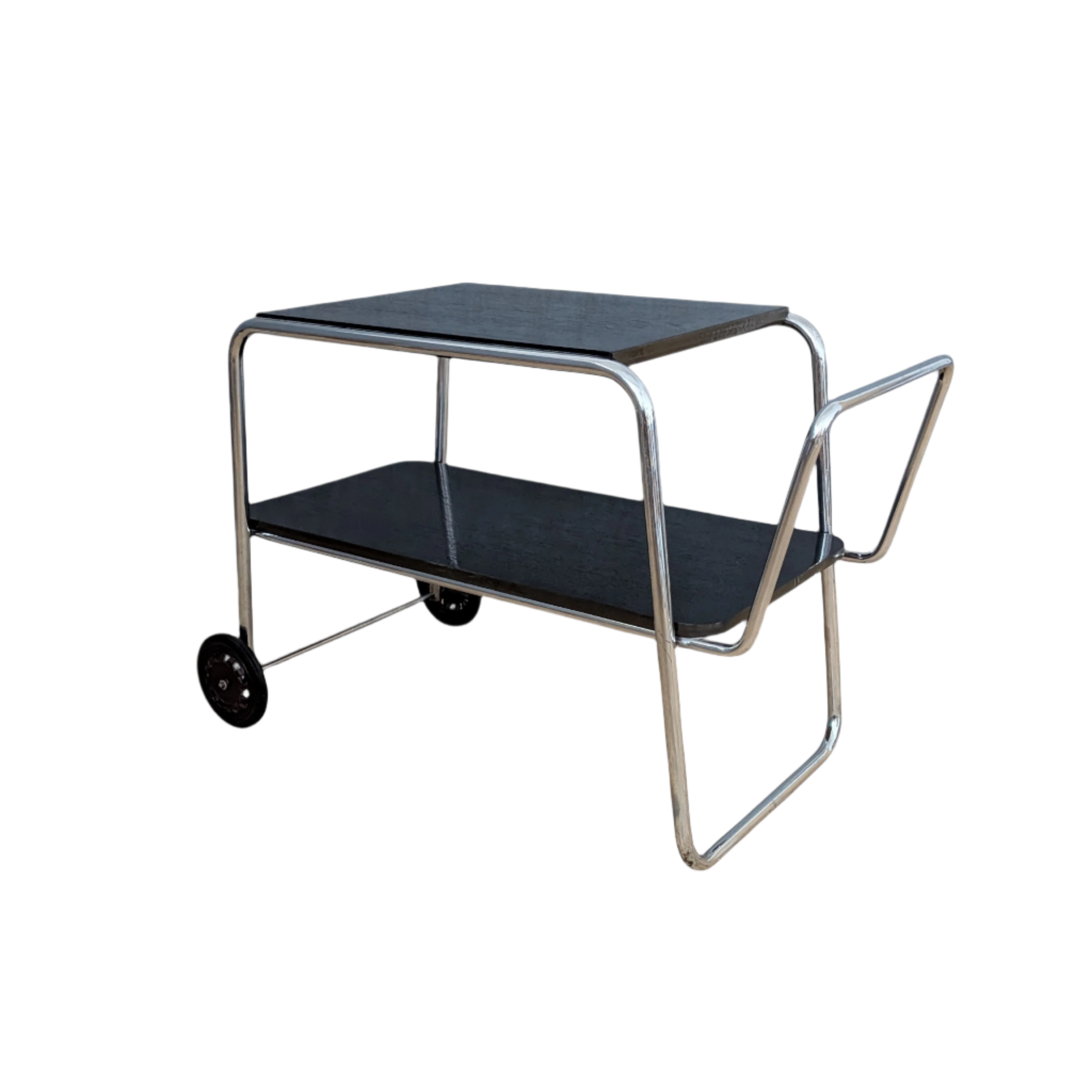 Bauhaus_tubular_steel_serving_cart_by_Robert_Slez_k_1930s