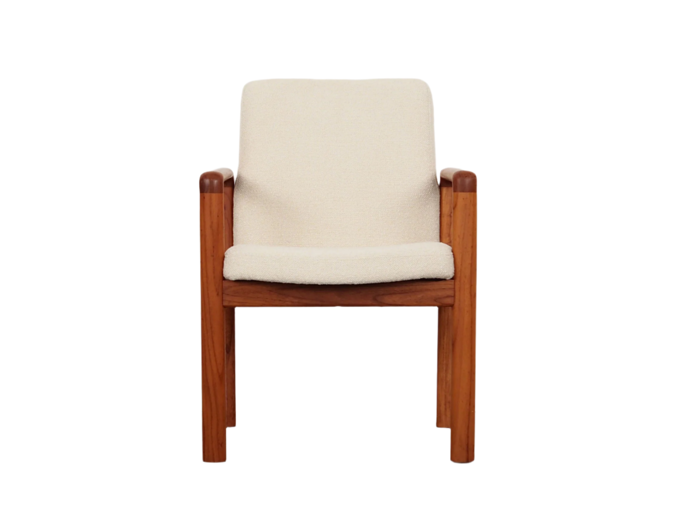 Beige_Teak_armchair_in_Danish_design_from_1970s