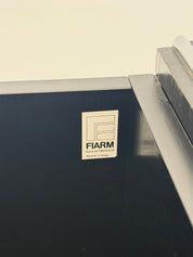 Black_wooden_vintage_coffee_table_from_Fiarm_with_chrome_details