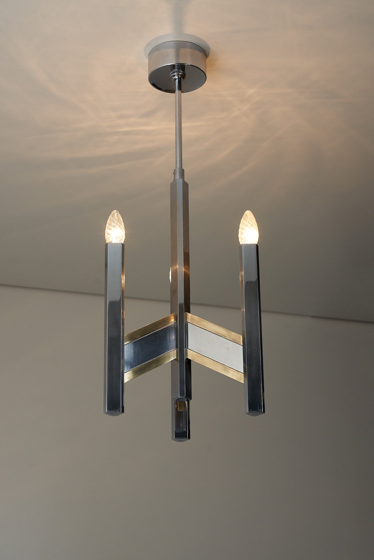 Brass_&_Chrome_Chandlier_Gaetano_Sciolari