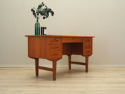 Brown_Teak_desk_Danish_design_from_1960s_production_Denmark
