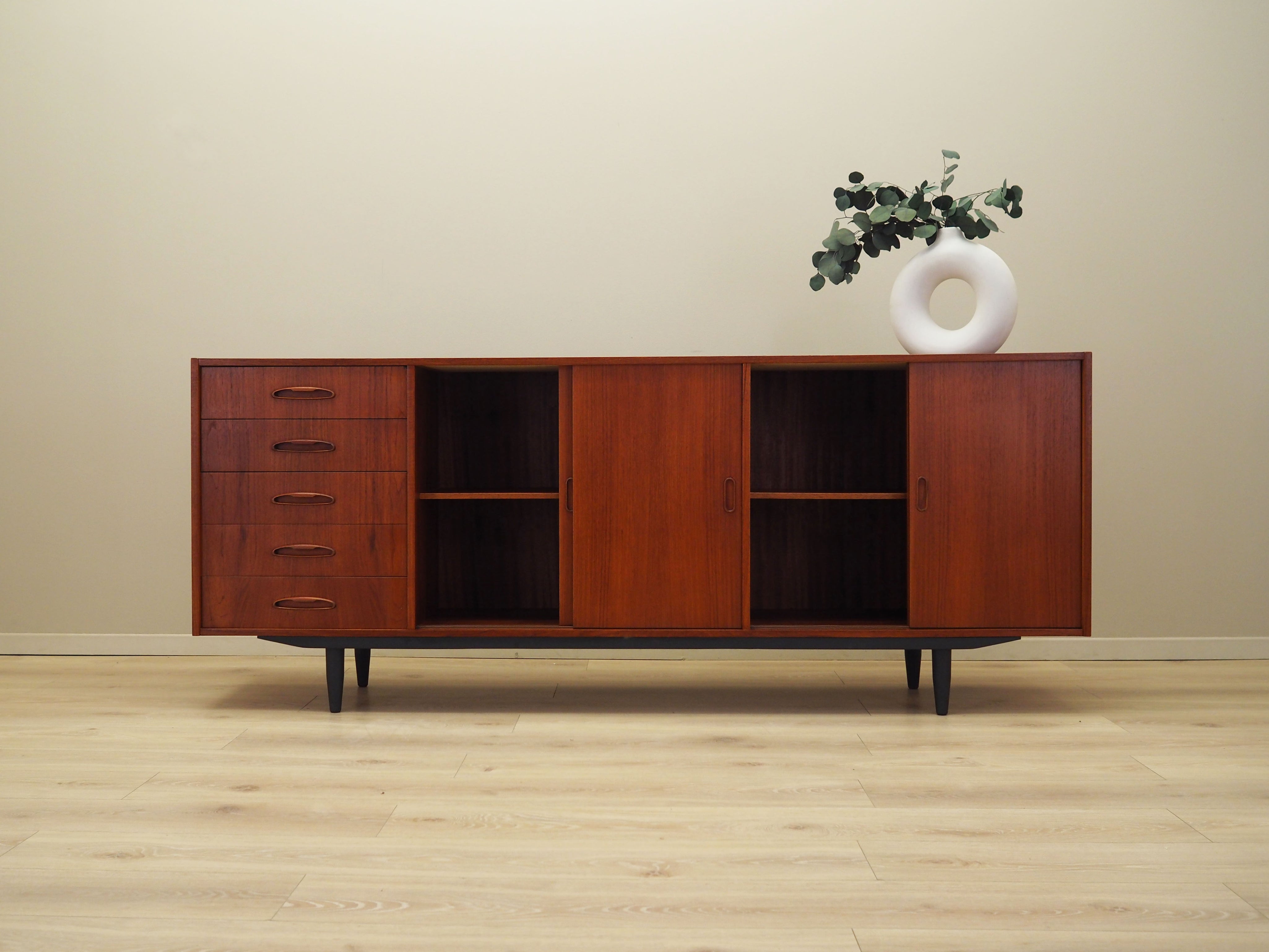 Brown_Teak_sideboard_Danish_design_1970s