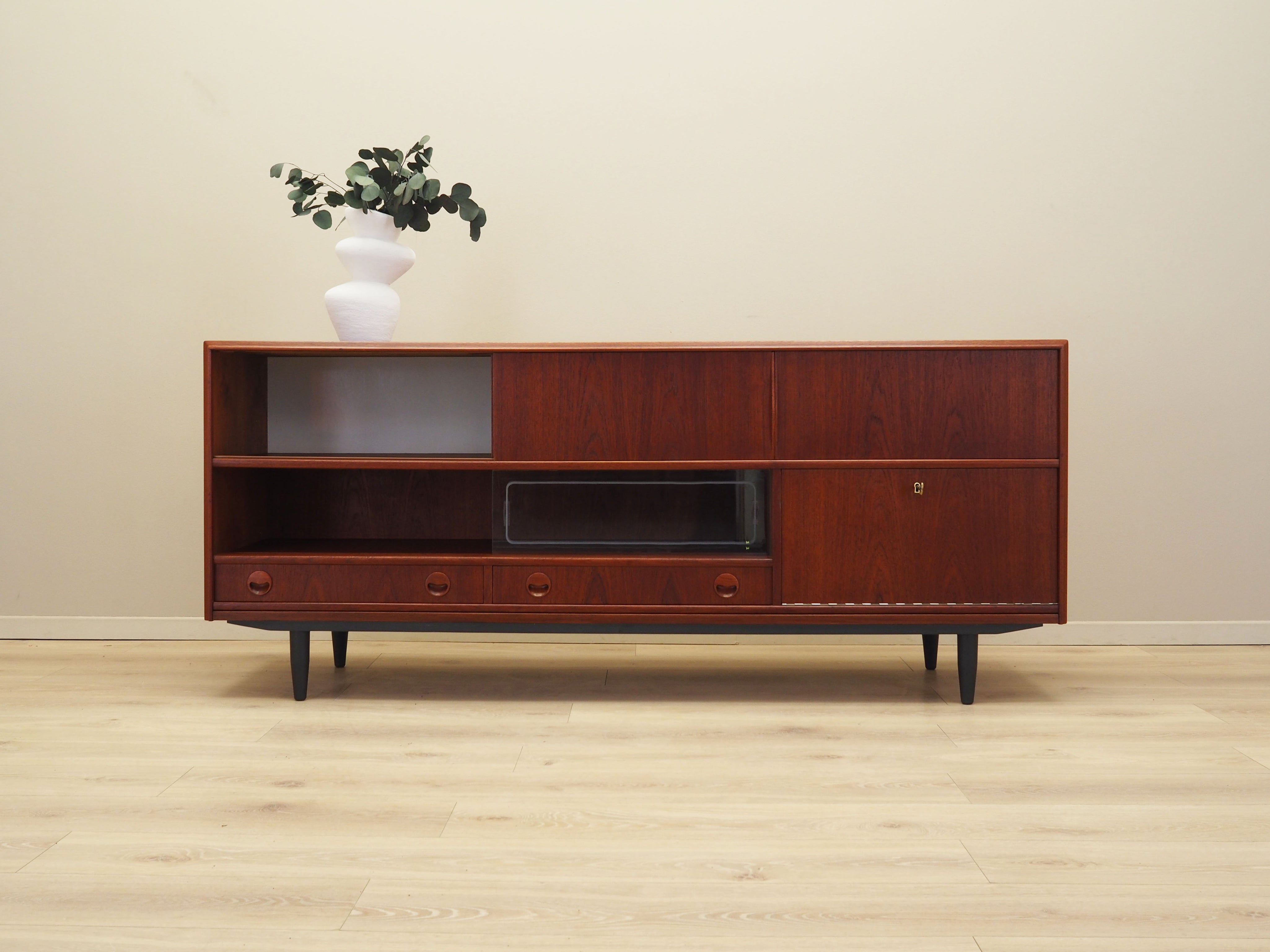 Brown_Teak_sideboard_Danish_design_from_1970s