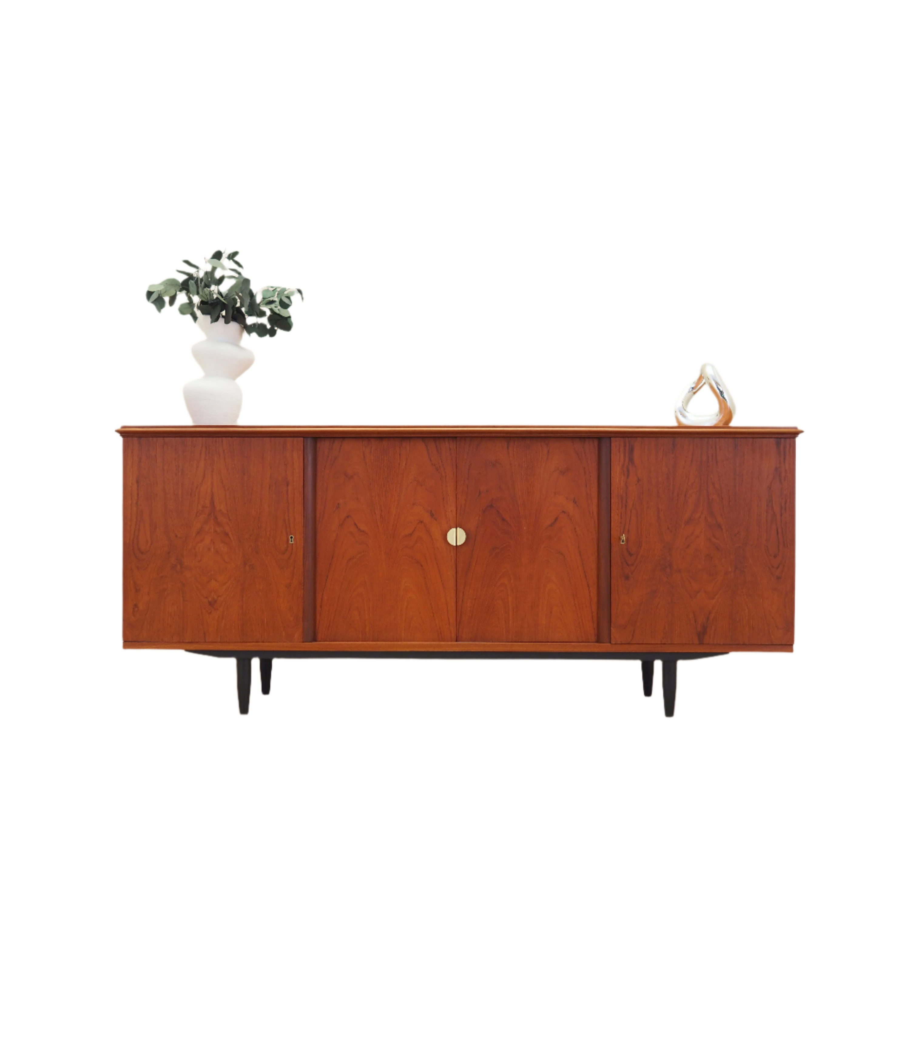Brown_Teak_sideboard_in_Danish_design_from_1970s