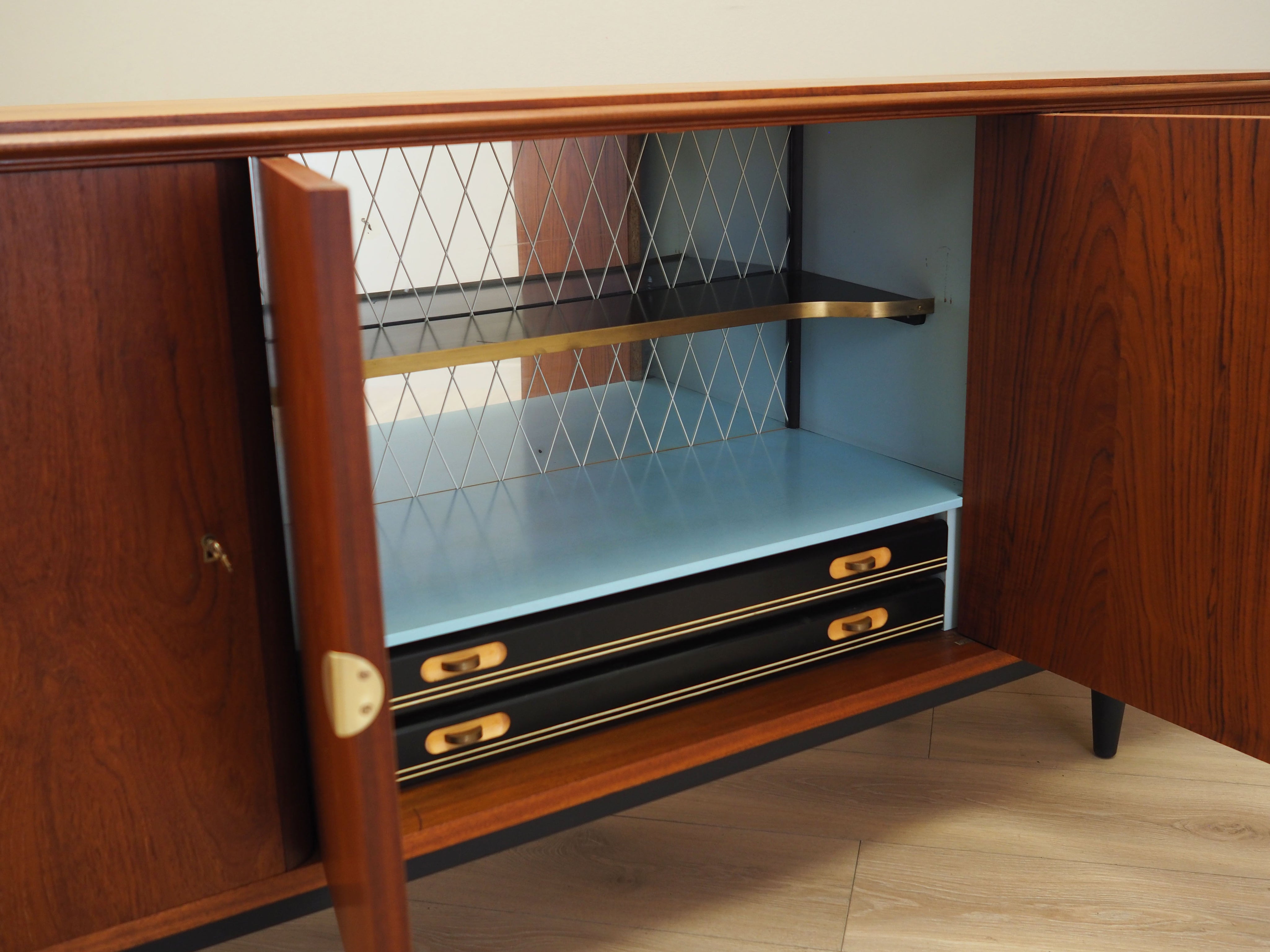 Brown_Teak_sideboard_in_Danish_design_from_1970s