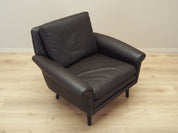 Brown_leather_armchair_Danish_design_1960s_designer_Aage_Christiansen_manufacture_Erhardsen_Andersen