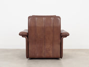 Brown_leather_armchair_Swiss_design_1970s_manufacture_De_Sede