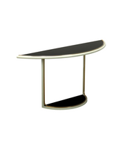 Vintage Console Design Tommaso Barbi Metal Brass 1970s-80s