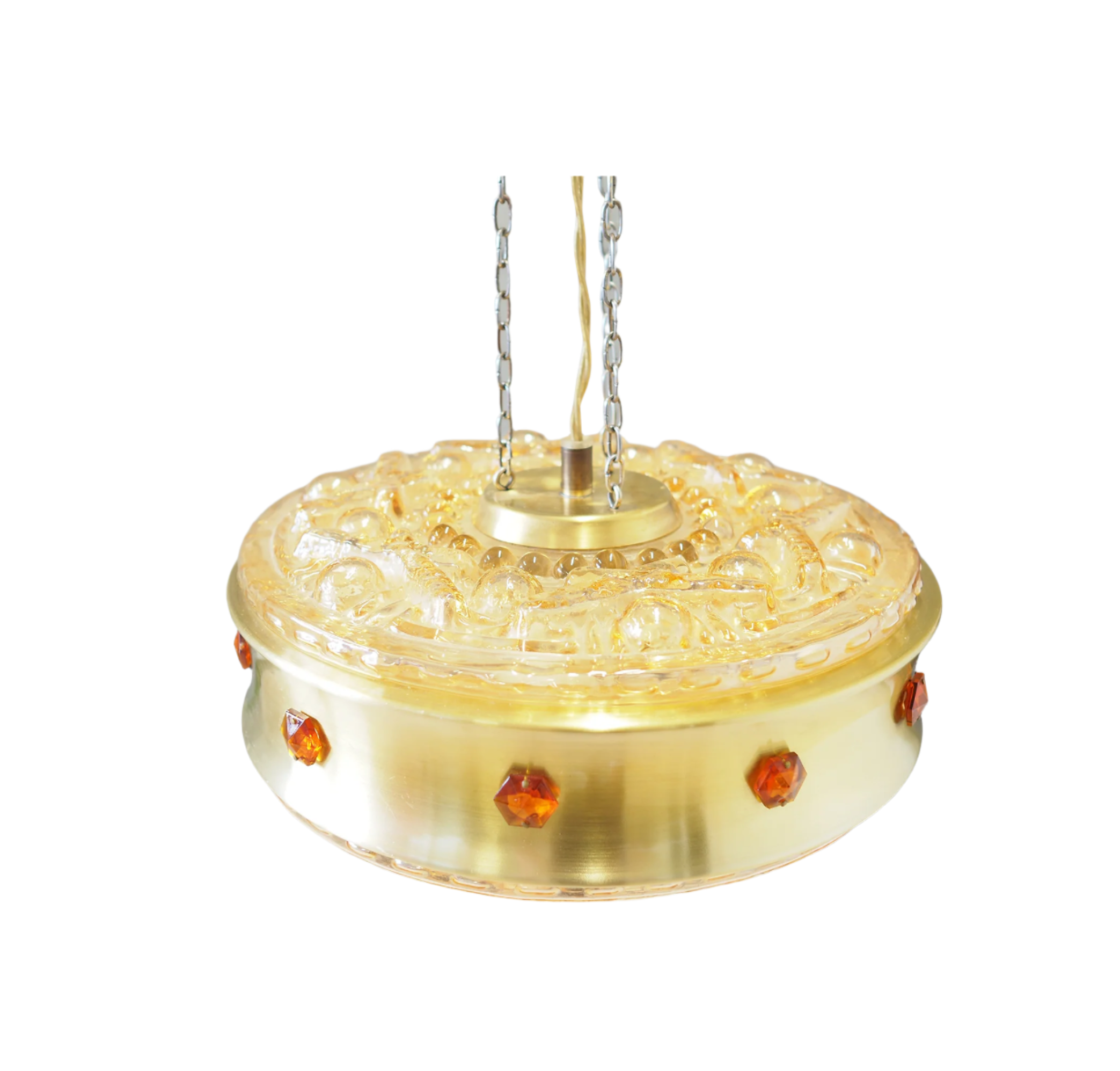 Danish_Pendant_lamp_in_Gold_1980s
