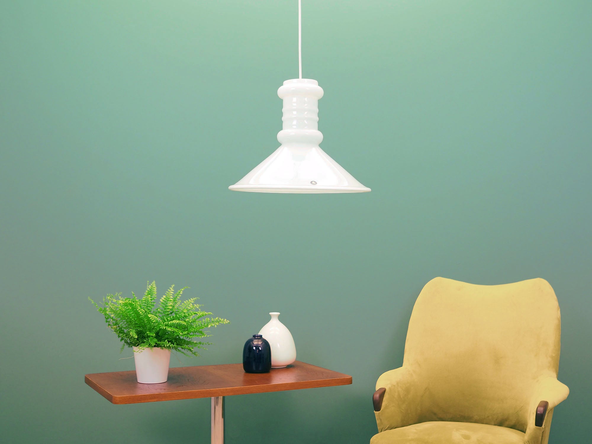 Danish_Pendant_lamp_in_White_by_Holmegaard_1970s