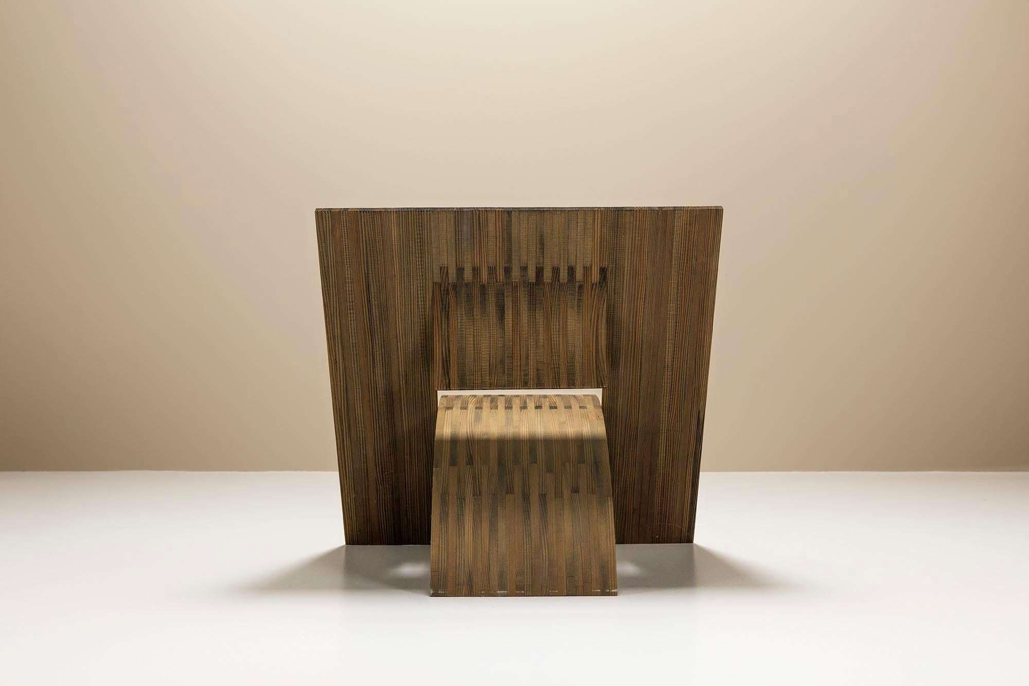 Deconstructivist_Angled_Square_Chair_in_Wood_Netherlands_1980s