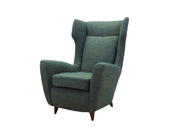 Green_armchair_Italian_design_1970s_production_Italy