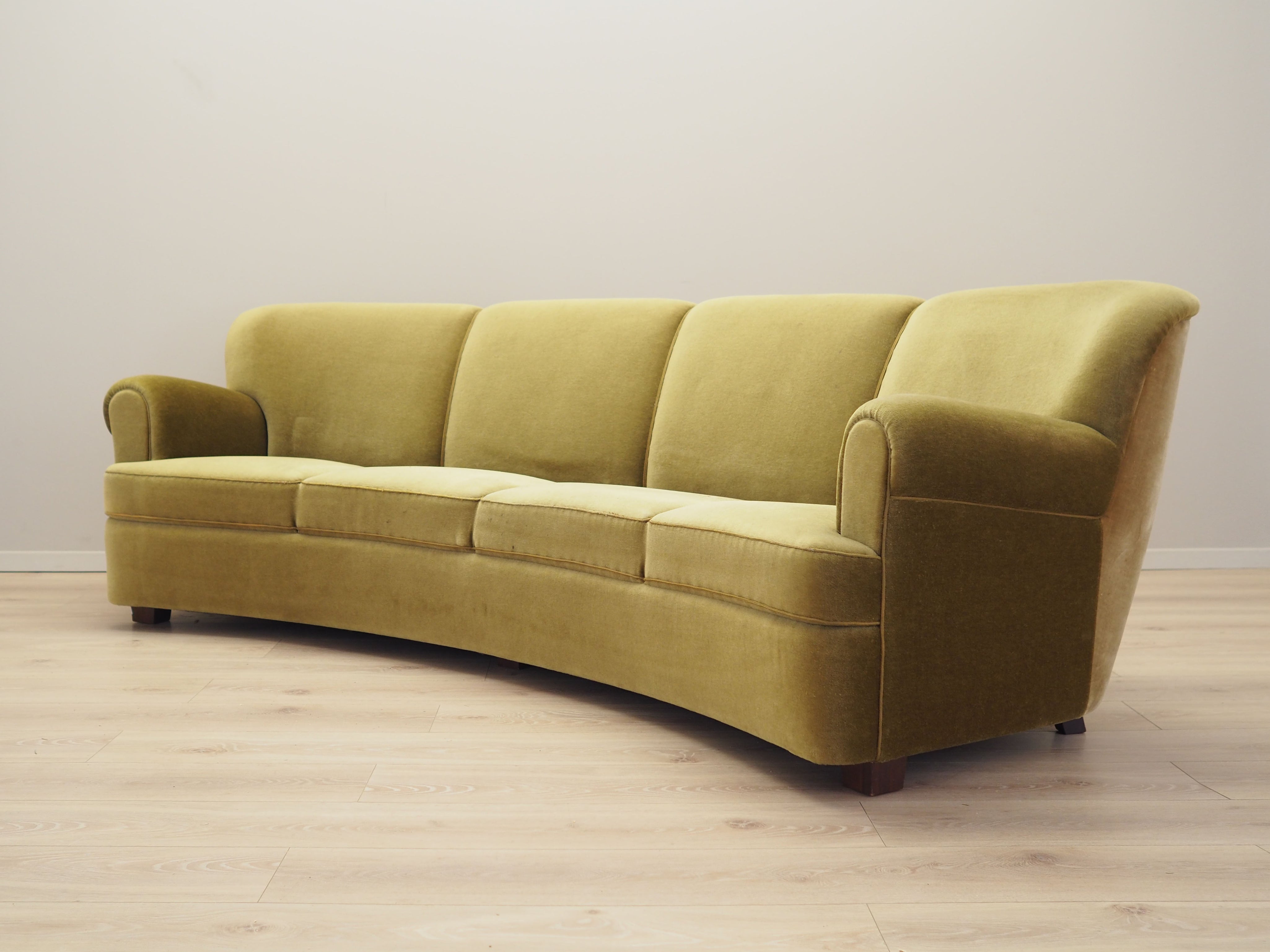 Image at position Green_velour_sofa_Danish_design_1960s_production_Denmark