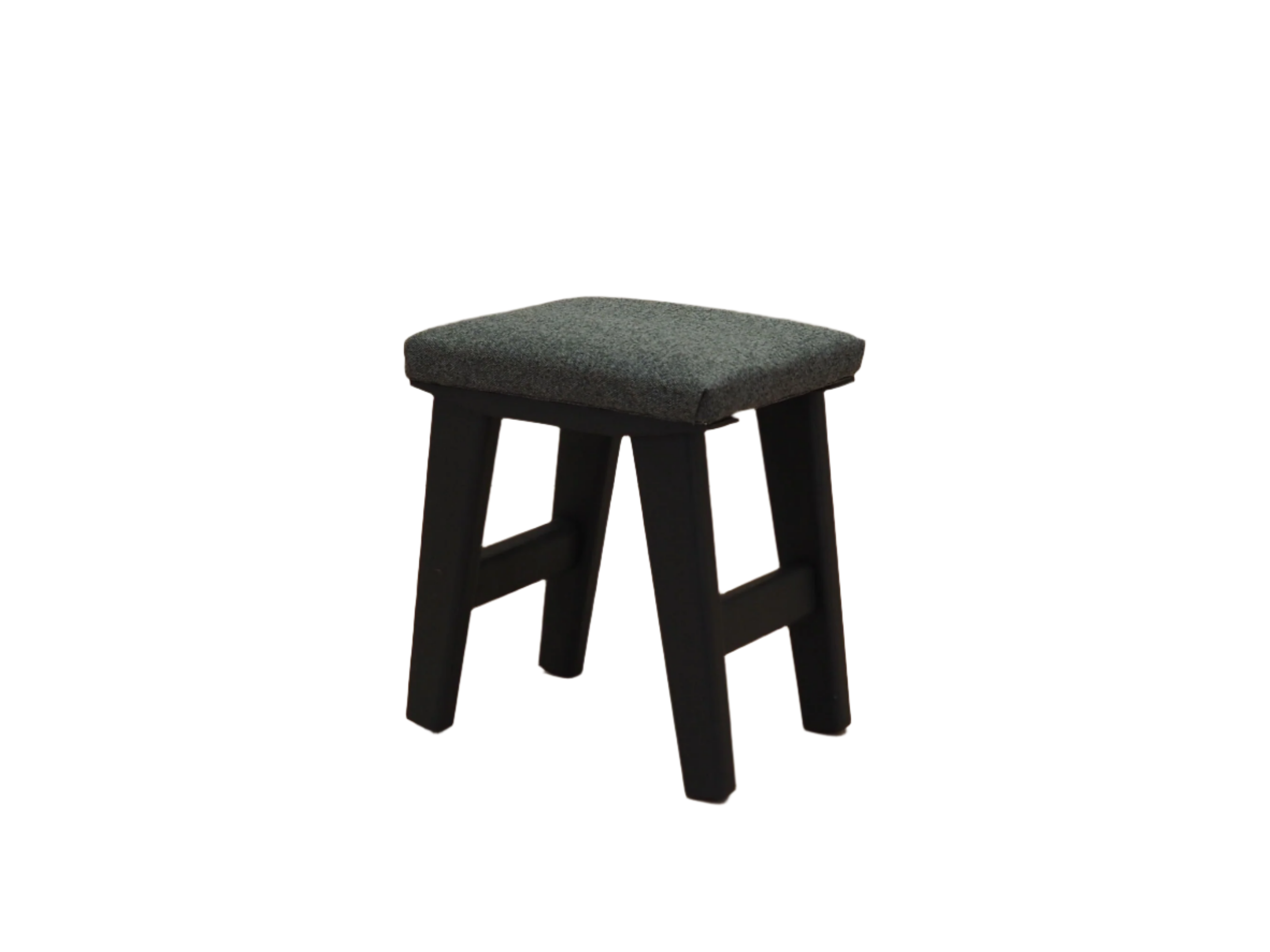 Grey_stool_Danish_design_1980s_production_Denmark