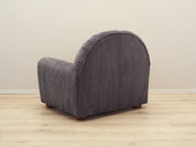 Grey_velour_armchair_Italian_design_1980s