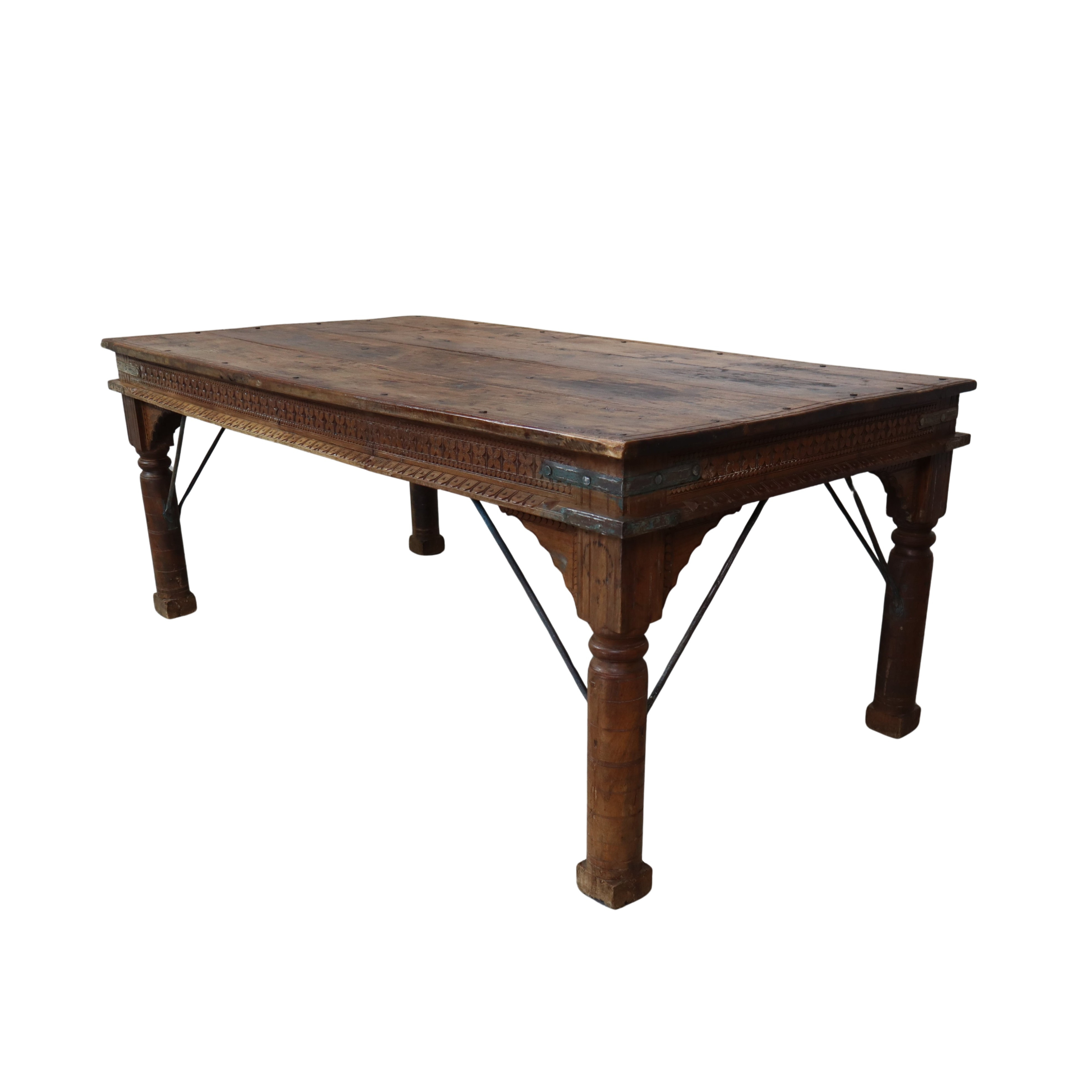 Indonesian_hand-carved_Teak_Dining_Table
