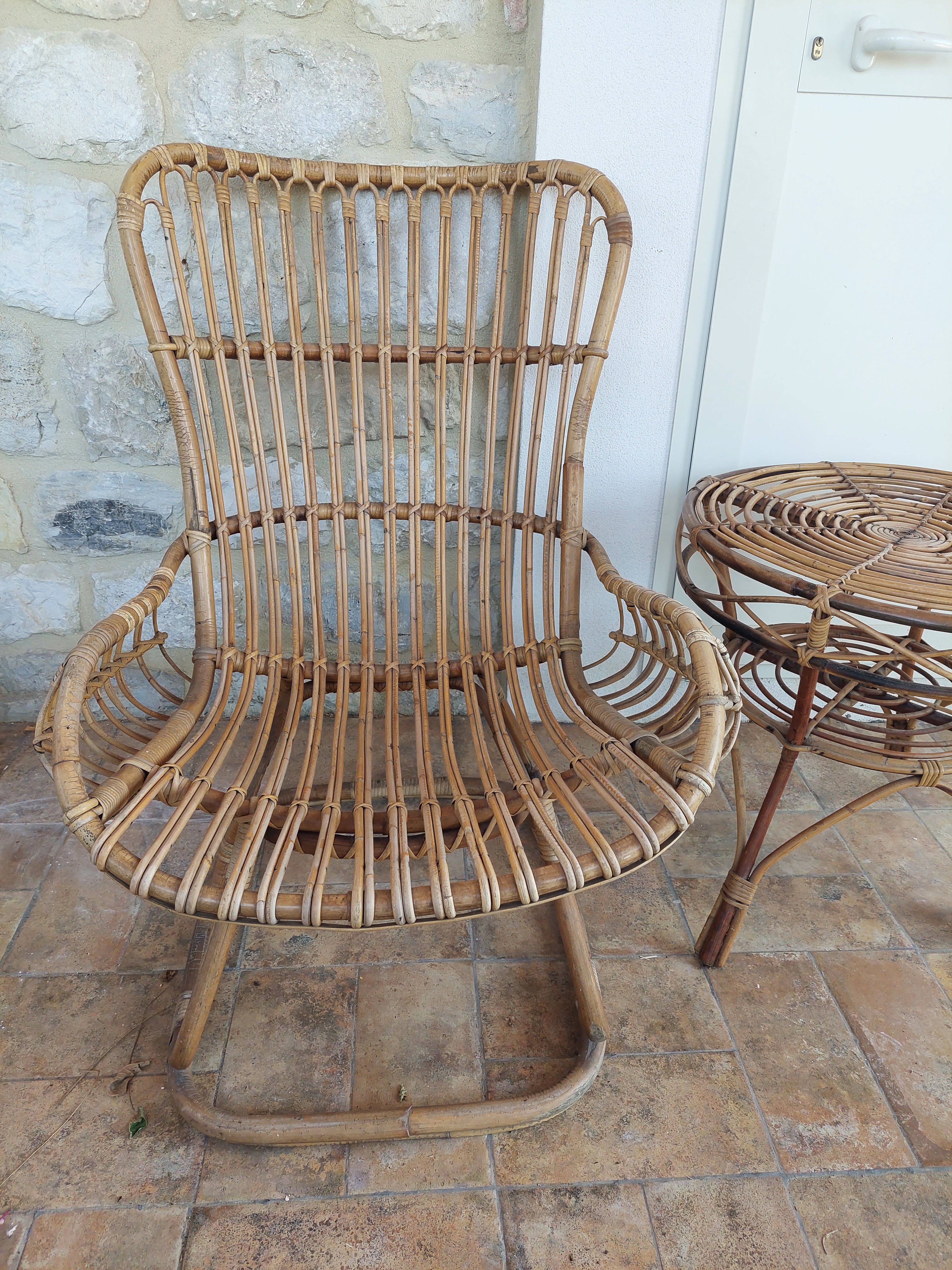 Italian_Mid-century_Bamboo_Garden_Chair_designed_by_Tito_Agnoli