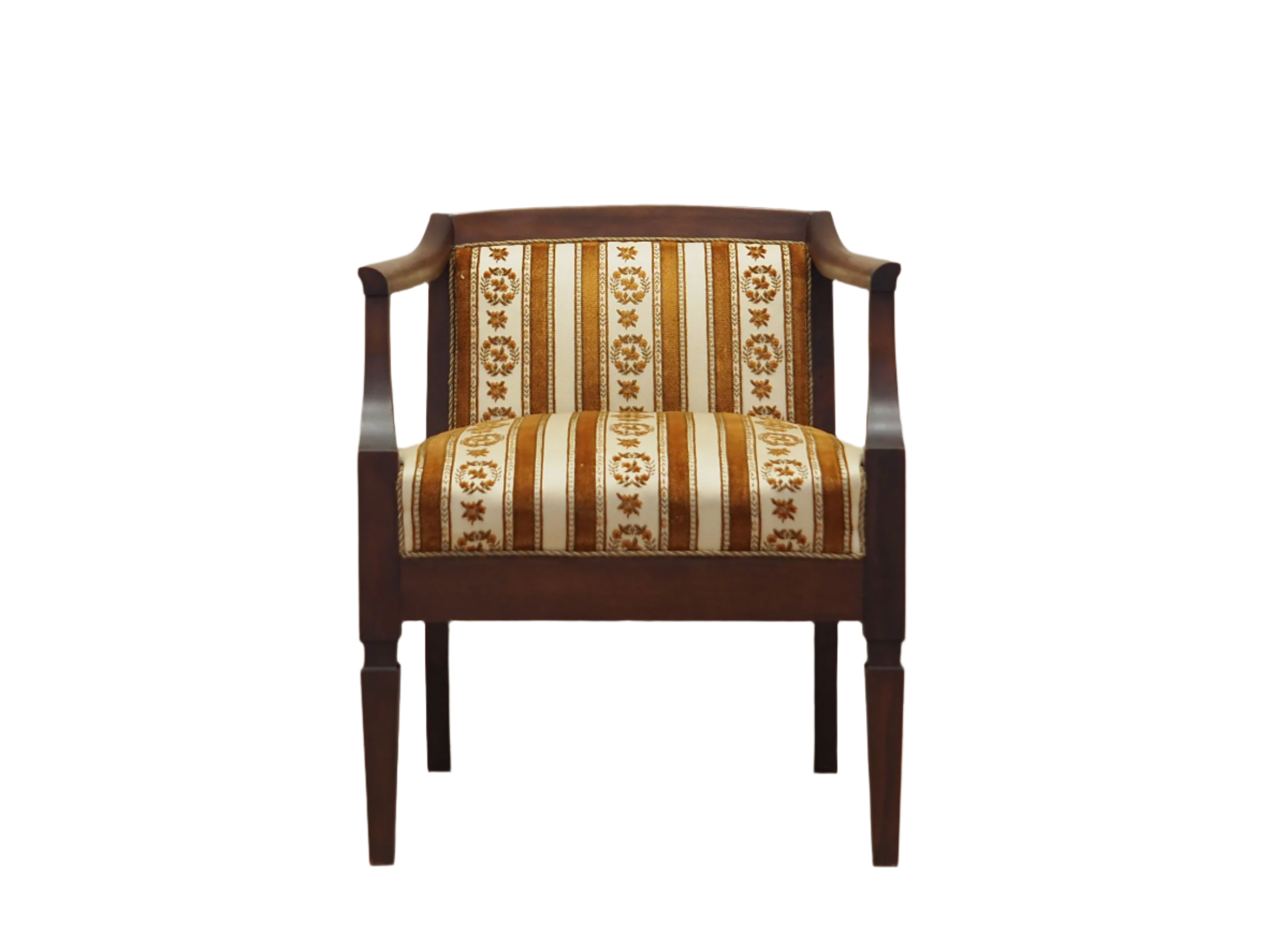 Mahogany_armchair_in_Danish_design_1970s_production_Denmark