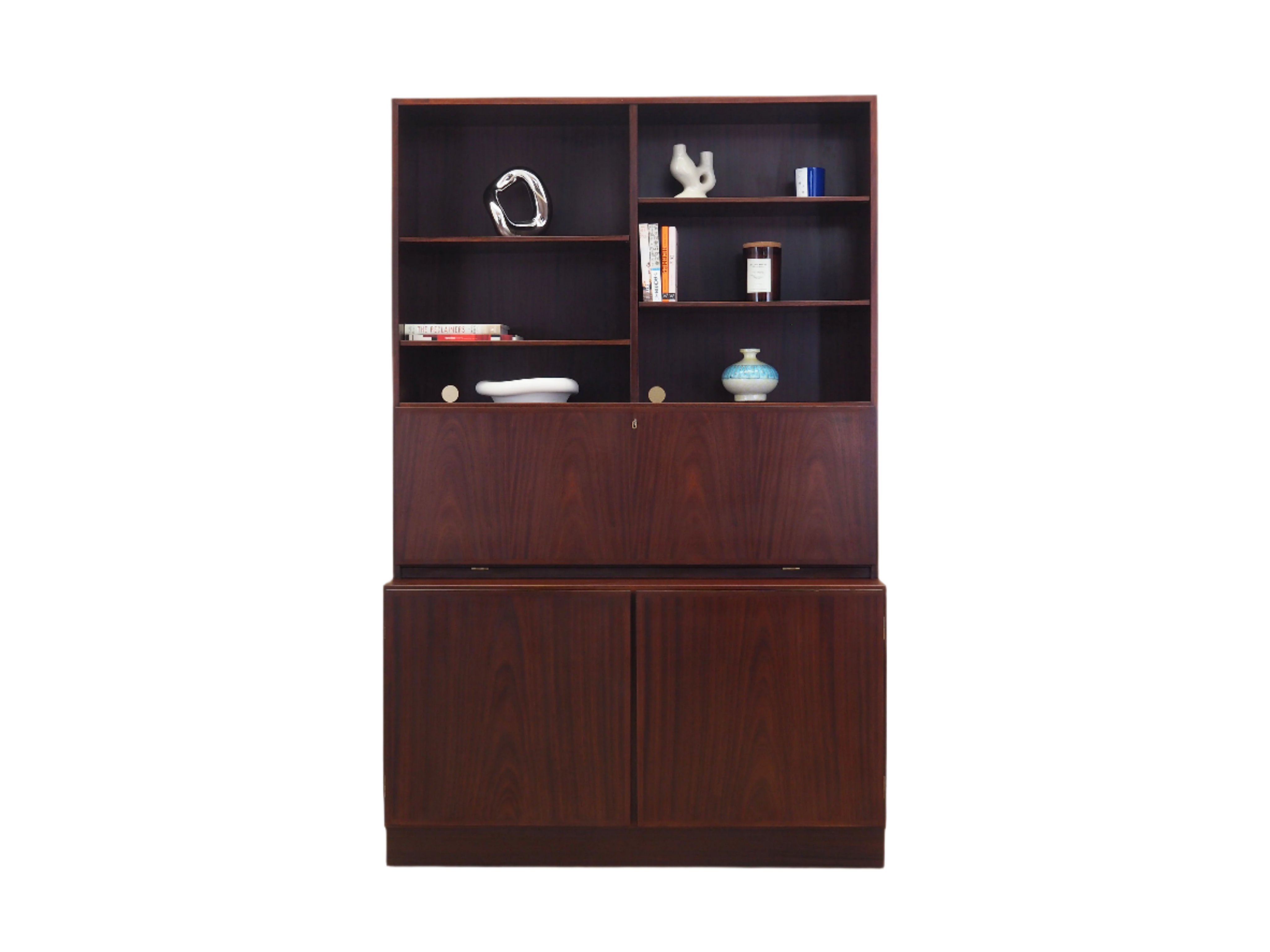 Mahogany_bookcase_Danish_design_1970s_manufacture_Omann_Jun
