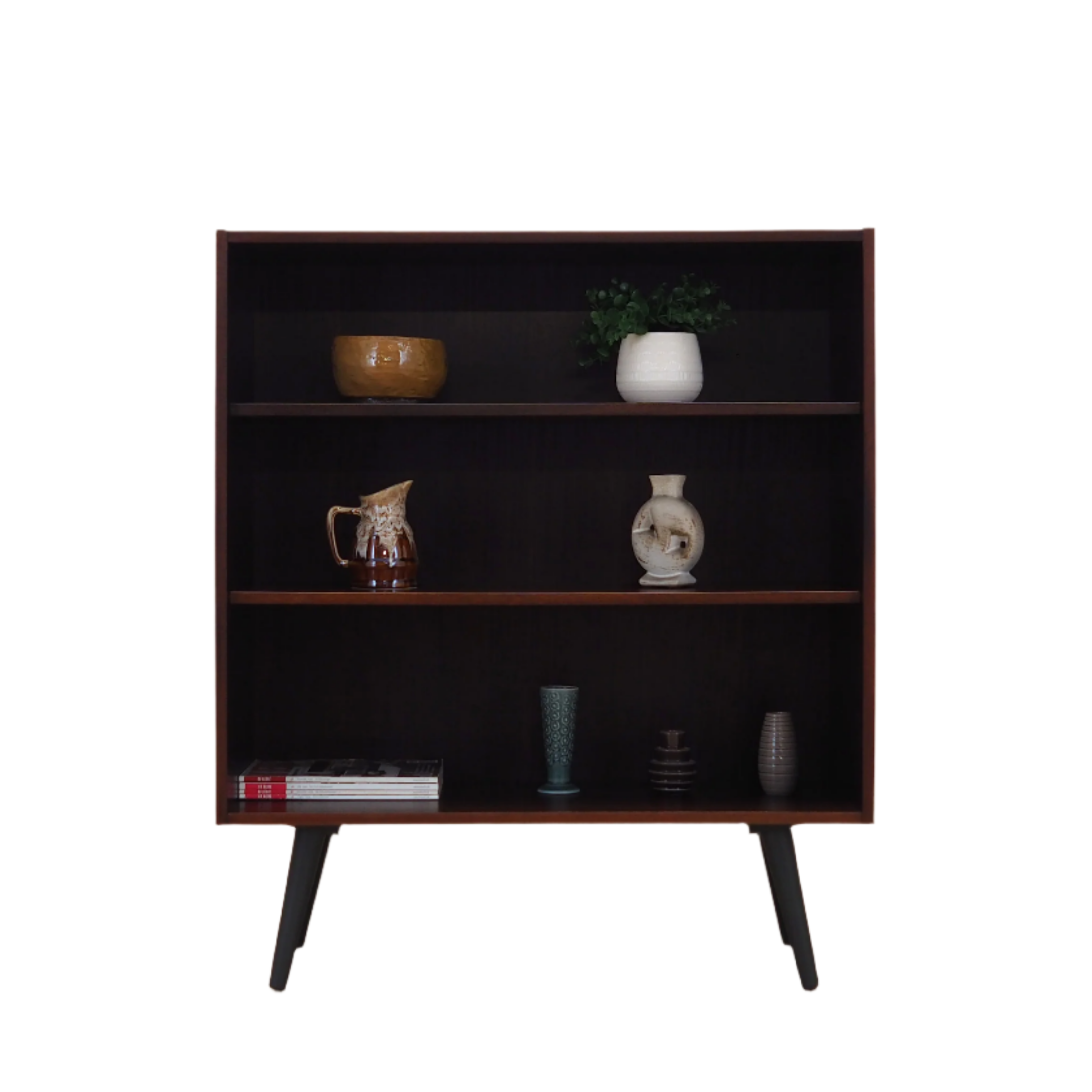 Mahogany_bookcase_Danish_design_1970s_production_Denmark