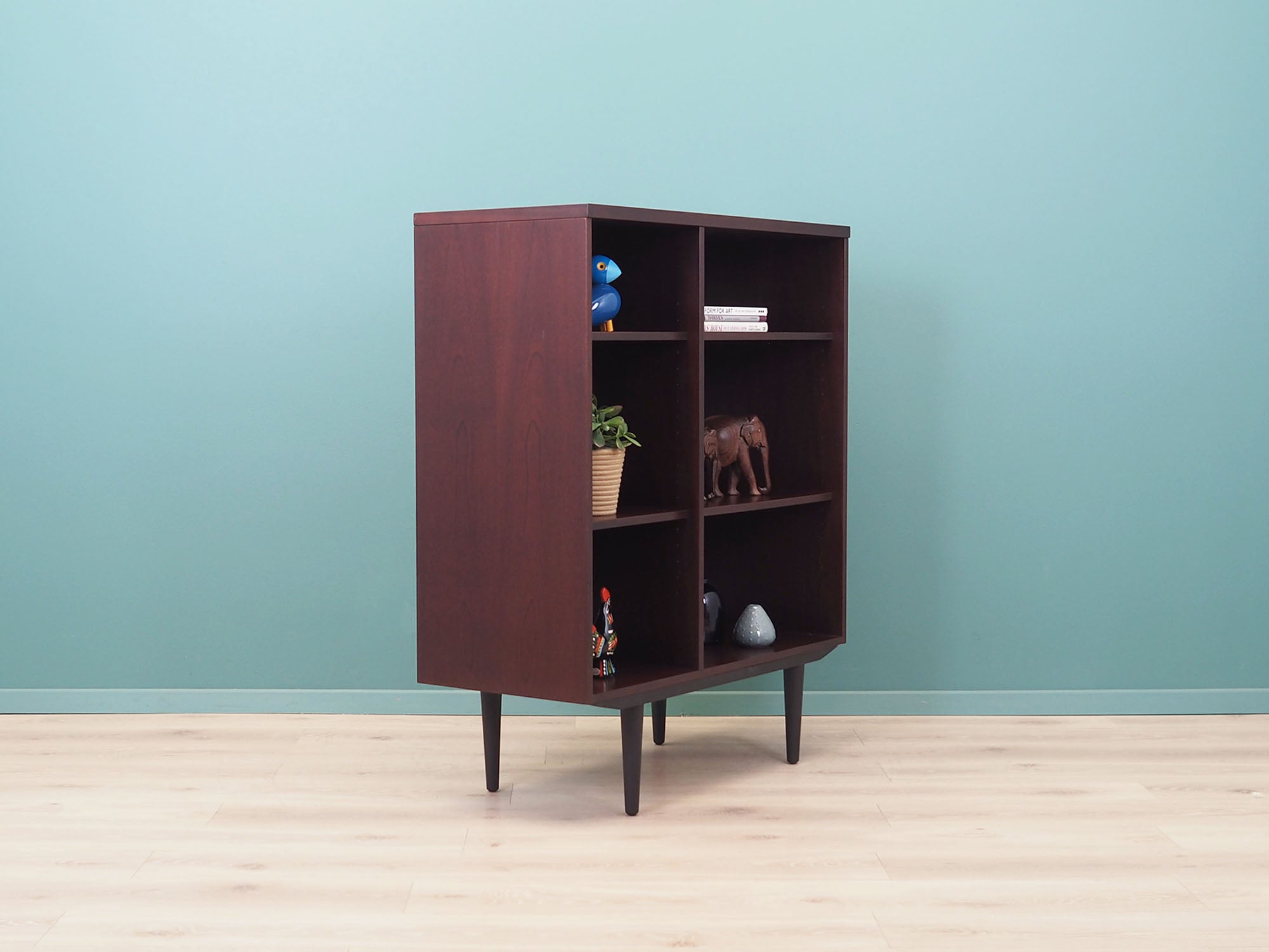 Mahogany_bookcase_Swedish_design_1960s_production_Ulferts