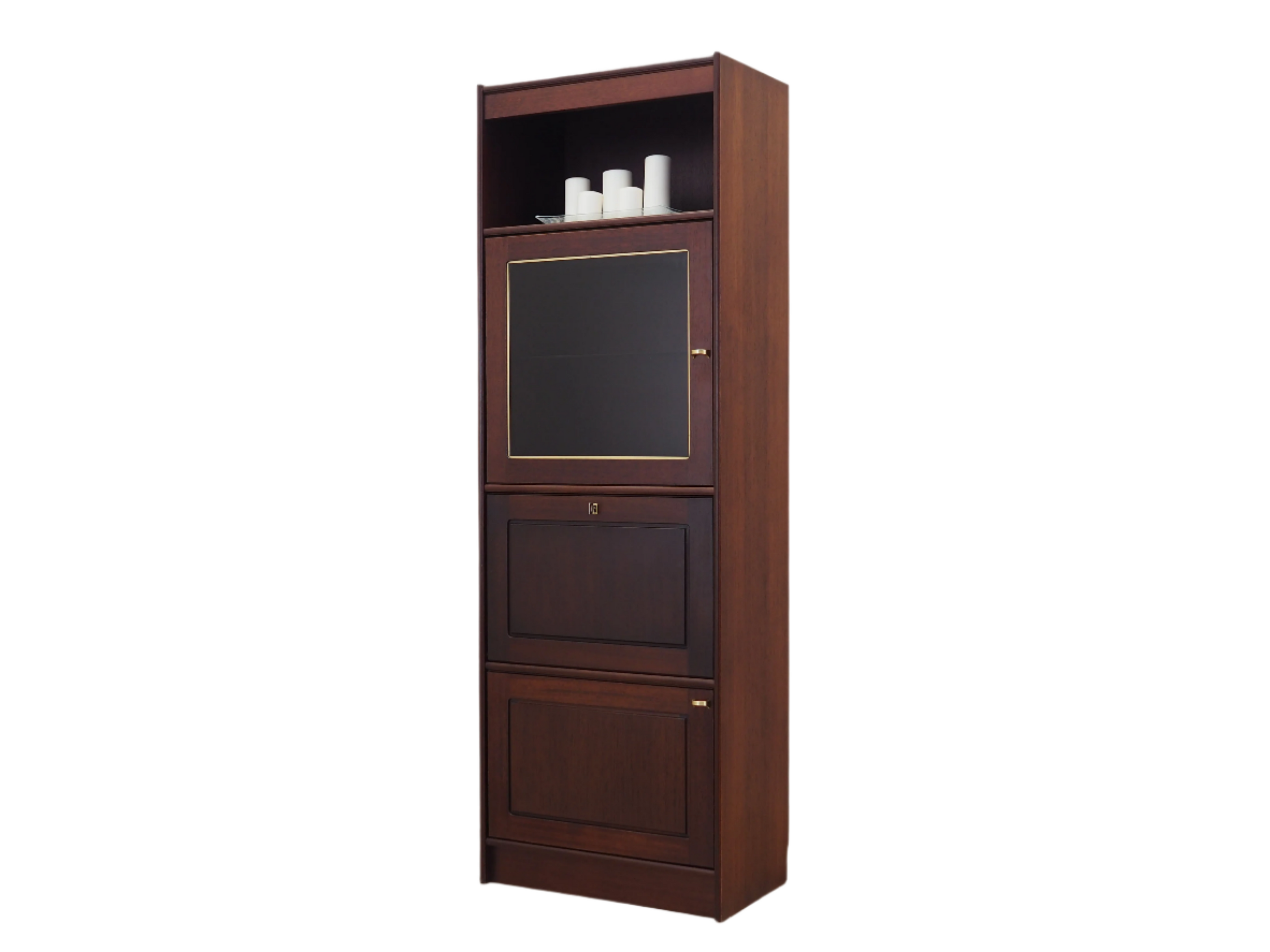 Mahogany_showcase_Danish_design_1970s_production_Denmark