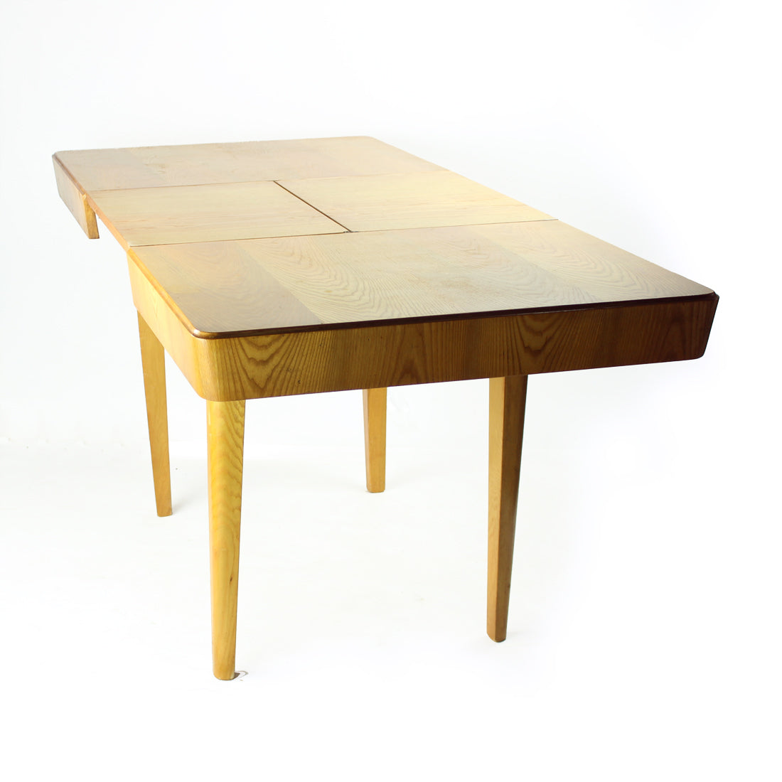 Mid_Century_Ash_Wood_Extendable_Dining_Table_Mier_Czechoslovakia_1960s