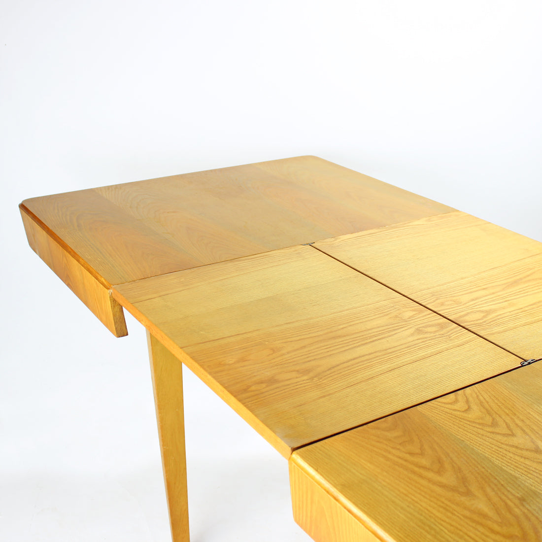 Mid_Century_Ash_Wood_Extendable_Dining_Table_Mier_Czechoslovakia_1960s