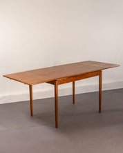 Mid_Century_Danish_Extending_Dining_Table_made_of_Teak,_circa_1960