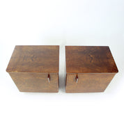 Midcentury_Cubic_Bedside_Tables_In_Walnut,_Czechoslovakia_1960s,_Set_Of_2