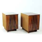 Midcentury_Cubic_Bedside_Tables_In_Walnut,_Czechoslovakia_1960s,_Set_Of_2