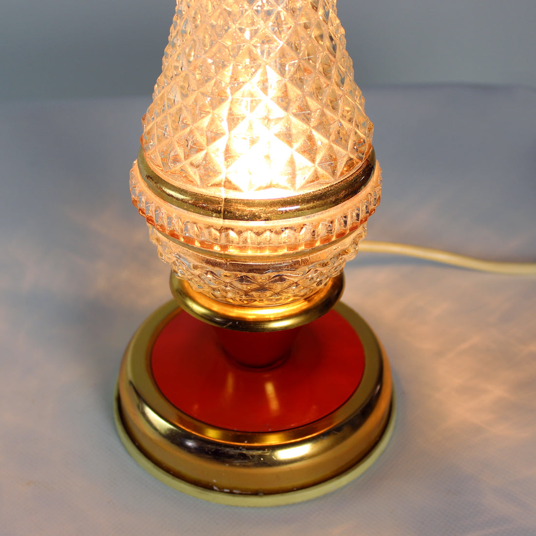 Midcentury_Table_Lamp_in_Brass_and_Glass_Czechoslovakia