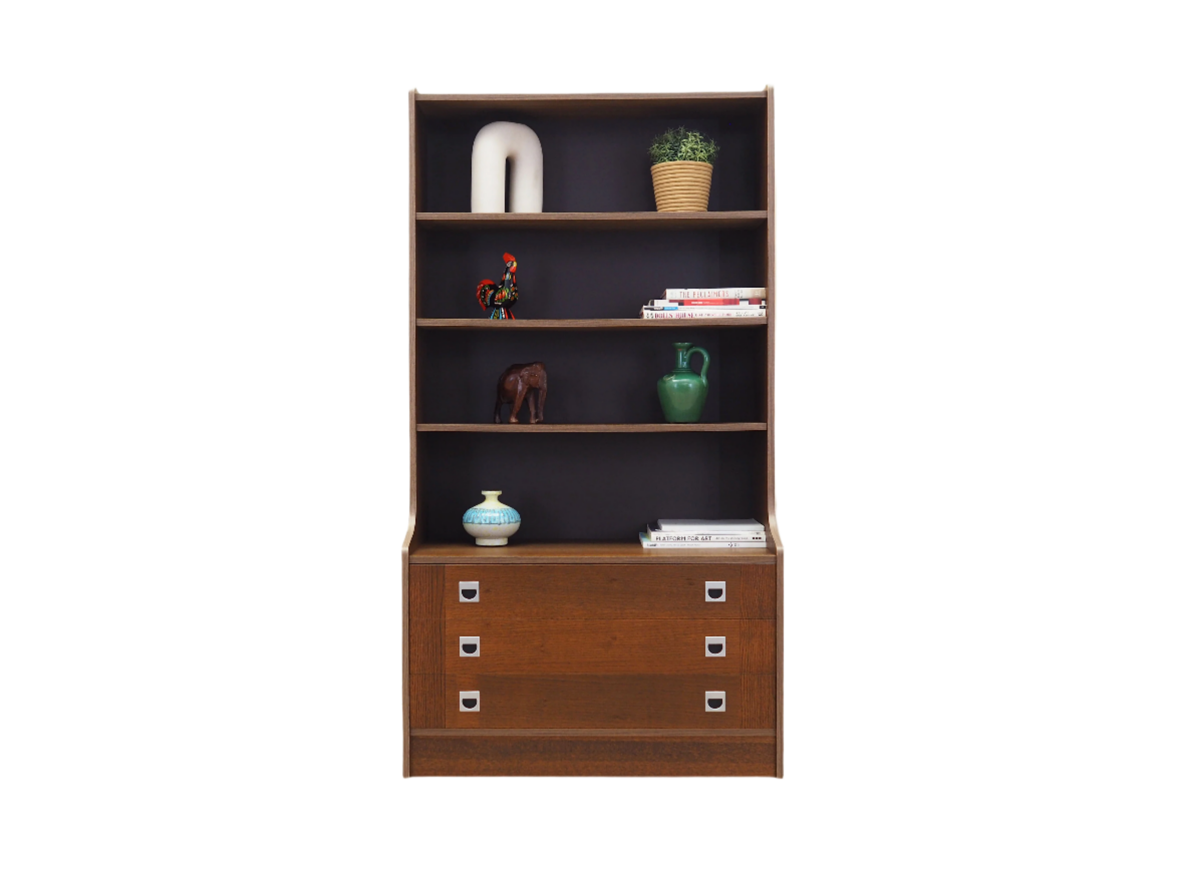 Oak_bookcase_Danish_design_from_1970s_production_Denmark