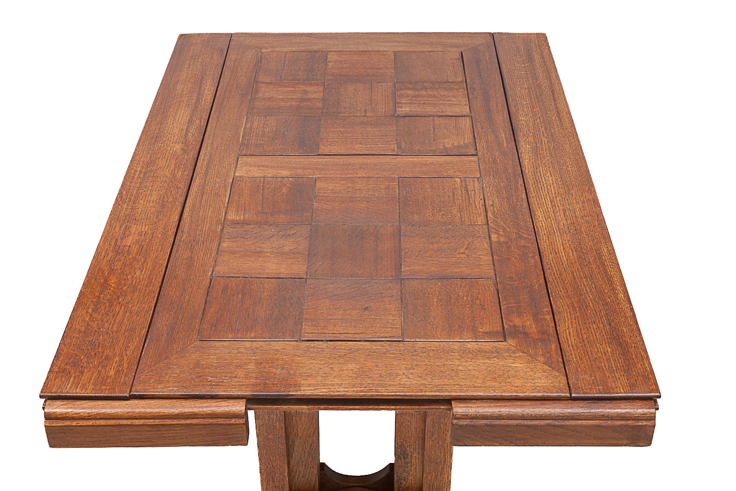 Oak_lift-and-lower_dining_table_by_Guillerme_et_Chambron.